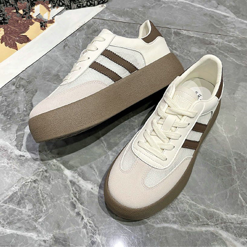 Best sellingthick sole mesh german training women's shoes women's 2026 summernew arrival small white casual sports sneakers summer summer style