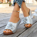 summer new arrival: plus-size wedge heel slippers for women (sizes 36-43). wholesale available. dropshipping to  and