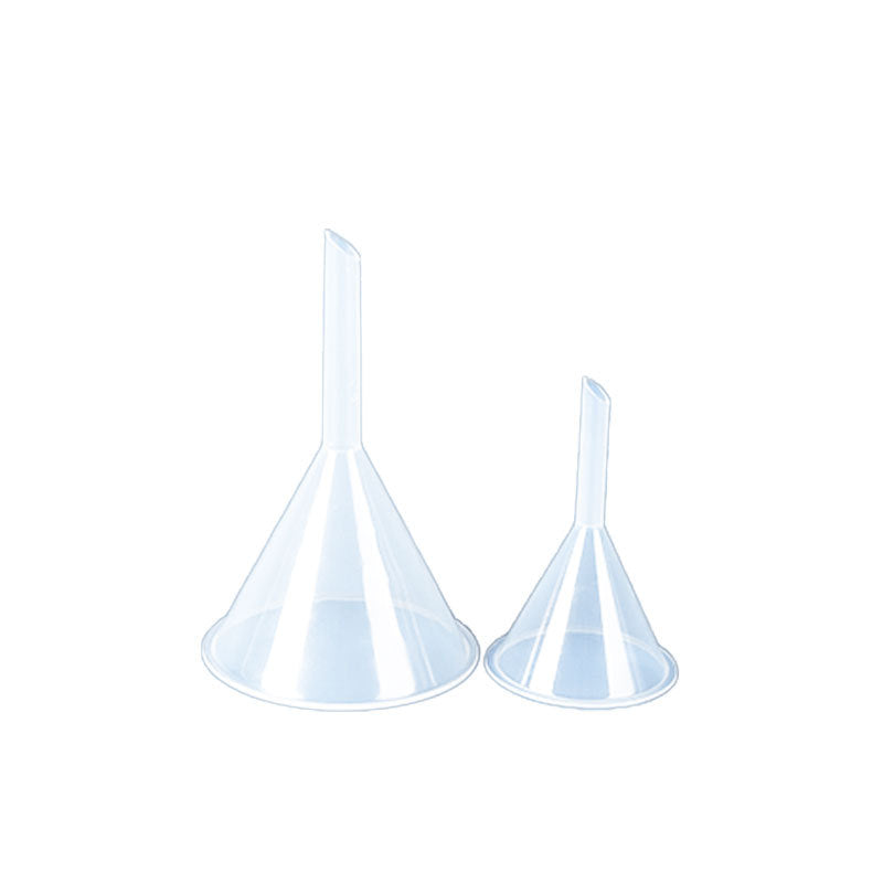 Plastic funnel 60mm90mm triangular funnel conical funnel chemical experiment filter funnel large quantity discount