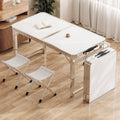 Outdoor foldable table night market stall casual table for home foldable dining table and chair portable street stall rectangular table