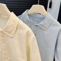 Kids' new autumn collection: korean style pure cotton shirts - stylish and trendy tops for boys and girls. casual, fresh, and versatile blouses