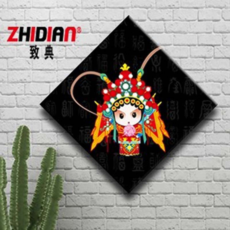 Hotel wall decoration paintings Peking Opera character murals Restaurant noodle shop wall creative catering Hot pot shop box hanging paintings