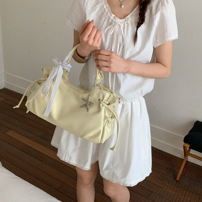 hot-selling fashion tote bag, large capacity women's 2026 new style casual commuter handbag, shoulder bag, underarm bag, trendy