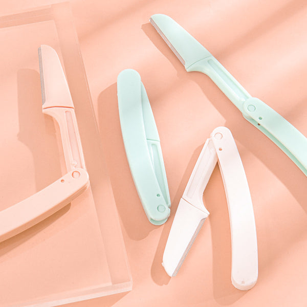 Eyebrow shaver wholesale folding model, anti-scratch replaceable eyebrow trimmer eyebrow trimmer makeup shaving knife beauty tool