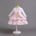 New three-piece skirt kids dress tutu princess skirt girl piano performance dress baby dress