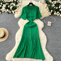summer european and american style slim-fit knitted mini dress with fishtail hem - elegant and chic for women