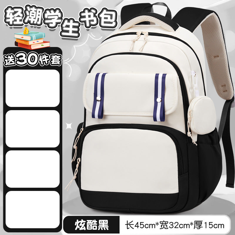 Kapibara schoolbag versatile large capacity lightweight 3-4-6 grade primary school students reduce the burden 2025 new backpack