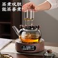 Glass teapot, tea water separation kettle, teapot, flower teapot, stove tea maker, tea set suit, heat-resistant glass