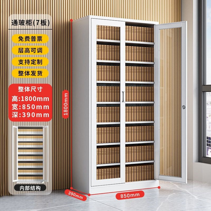Steel file cabinet office file financial voucher storage cabinet iron locker drawer storage cabinet