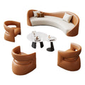 Sales office negotiation sofa hotel lobby rest area single sofa beauty salon reception coffee table combination
