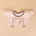 Single pack baby bib waterproof bib newborn combed cotton drool bib kids bib feeding bib cotton