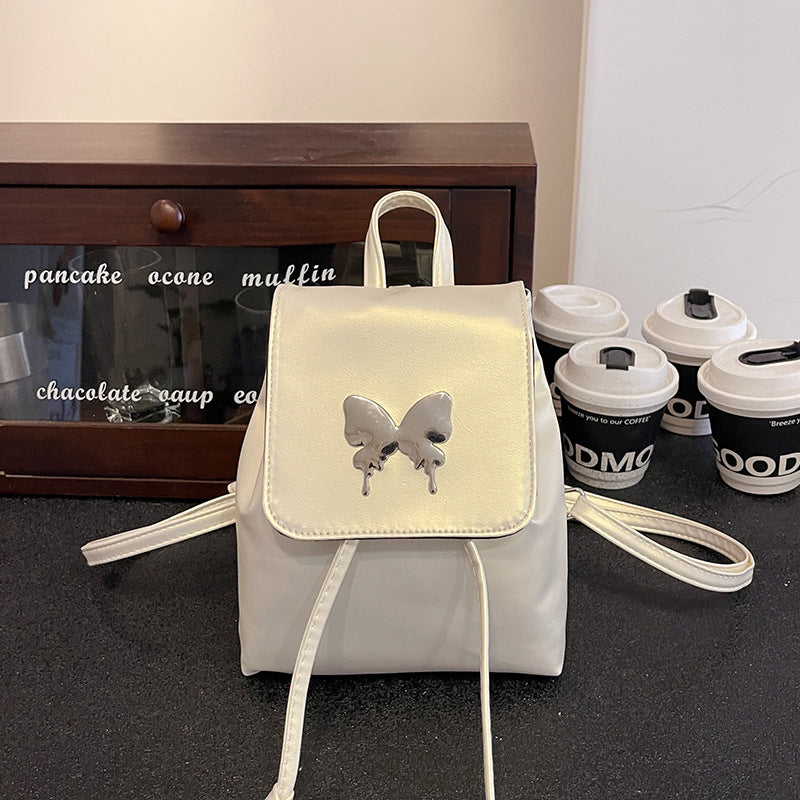 Butterfly backpack women's 2025 new fashion simple women's backpack lightweight shoulder bag fashion casual double back