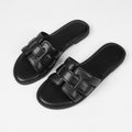 Plus size women's slides for cross-border e-commerce: versatile summer flat sandals, perfect for beach vacations and stylish beachwear