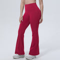 New barely-there high-waisted yoga pants: tummy control, butt lift, wide leg flare leggings for outdoor running, fitness, and sports - women's yoga apparel