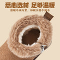 Sheepskin all-in-one snow boots kidswinternew arrival boys shoes girl waterproofnon-slipthickened large cotton shoes