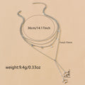 Long tassel hollow star pendant wholesale cross-border hundreds of layers of star necklace high-end fashion jewelry