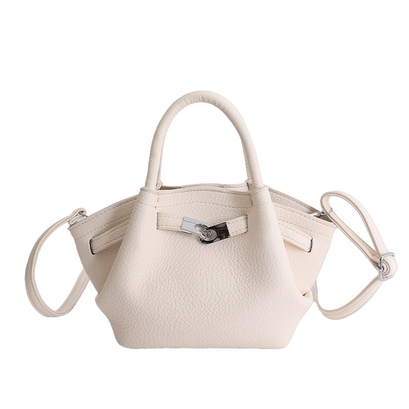 Accessible luxury normcore style niche women's bag 2026new arrivaleasiest for match high value bucket satchel bag large capacity crossbody bag