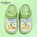 2025 new women's wedge platform clogs - summer outdoor wear, thick sole, two-wear style, chunky heel, non-slip beach sandals & slippers