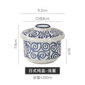 Creative ceramic underglaze dessert stew pot bird's nest tonic steamed egg bowl hotel restaurant high-looking small stew pot with lid