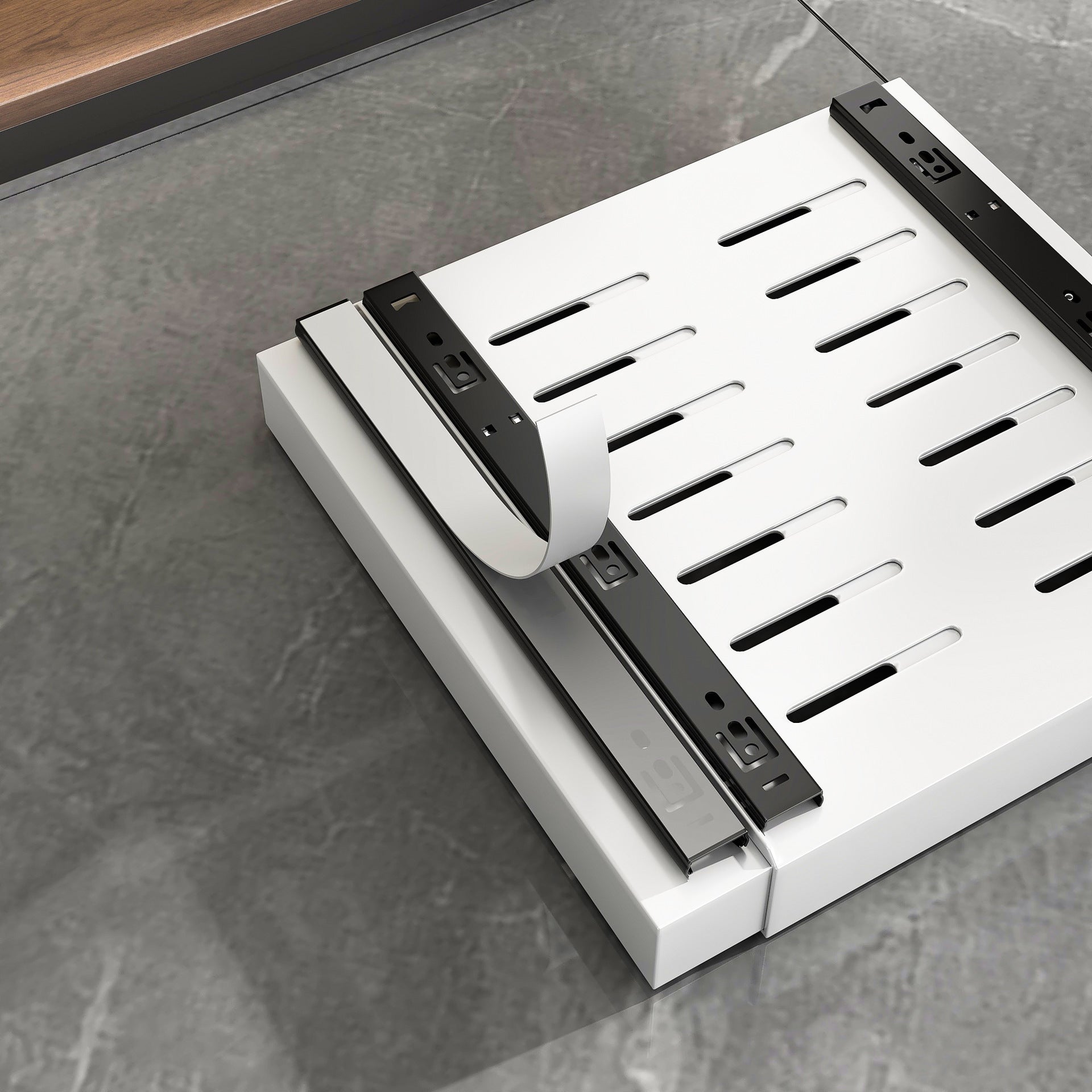 Strictly selected items, sink rack, non-punching retractable dish storage rack, cabinet pull-out rack