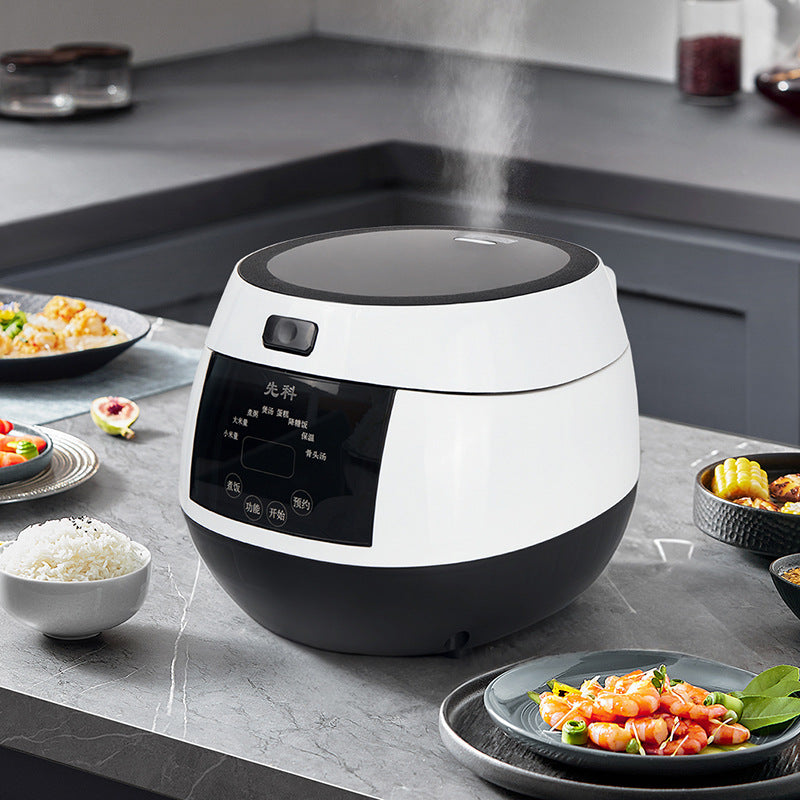 Xianke 5l rice cooker - large capacity smart programmable rice cooker for 4-5 people, 5l home use, suitable for soups and steaming