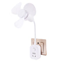 Large three-plug all-in-one socket small fan socket universal kitchen special small mini usb fan socket
