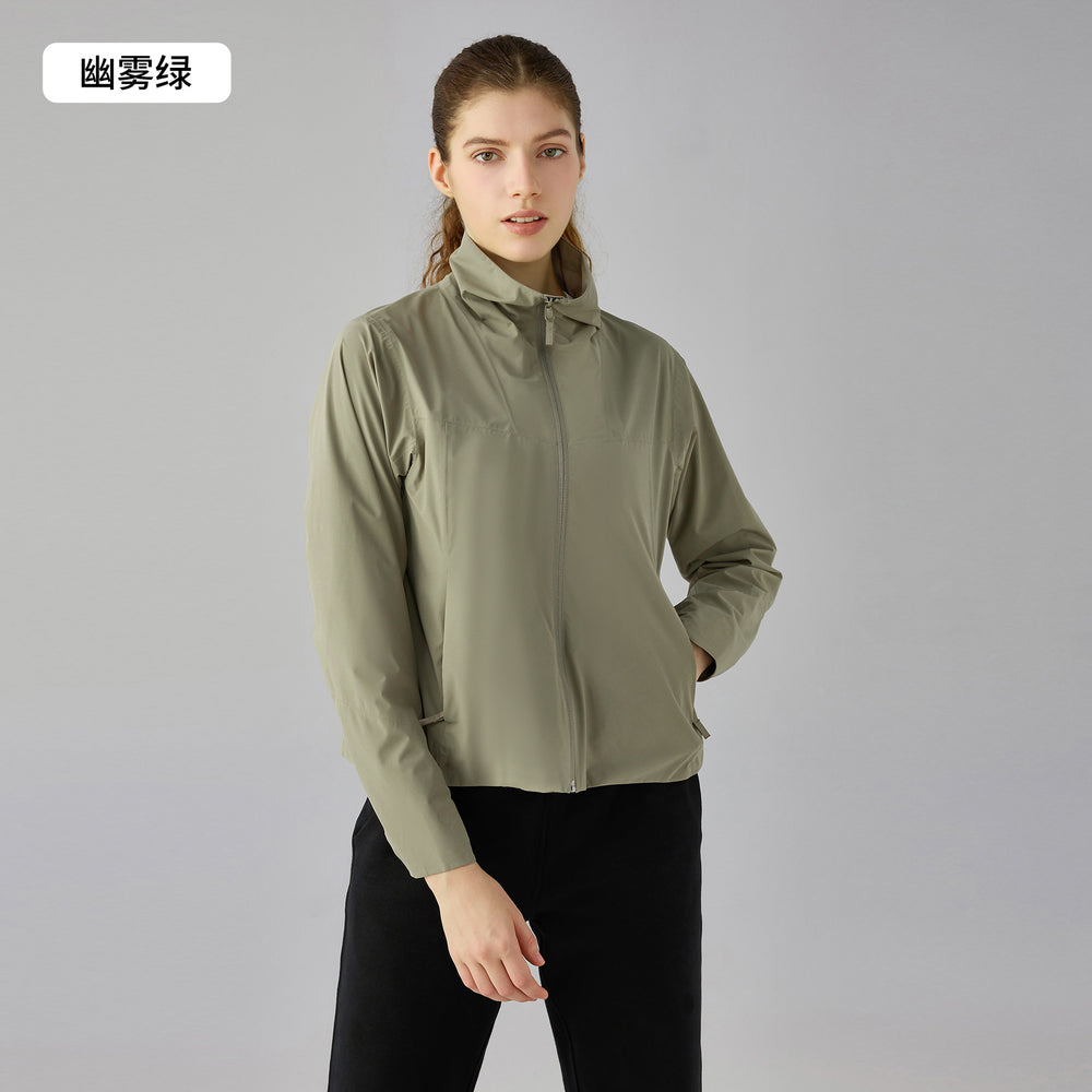 New windproof, waterproof, and stain-resistant slim-fit stand collar fleece windbreaker - outdoor camping, hiking, and mountaineering jacket daw010