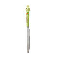 Green rabbit dinner knife