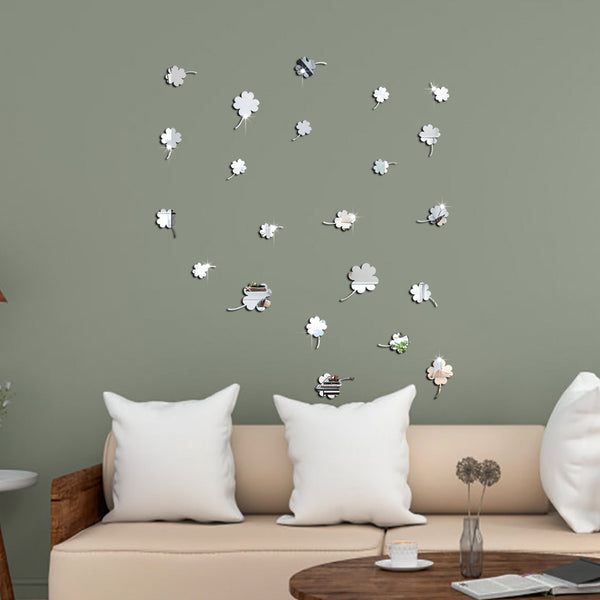 JM423 grass acrylic 3d three-dimensional wall sticker room decoration sticker sofa background wall warm self-adhesive sticker