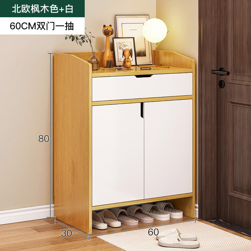 Large capacity shoe cabinet for home use - entryway, hallway, and outdoor console table all-in-one storage - new shoe rack