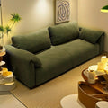 Sofa rental room single double three-seater fabric sofa straight row new arrival living room small apartment popular elephant ears