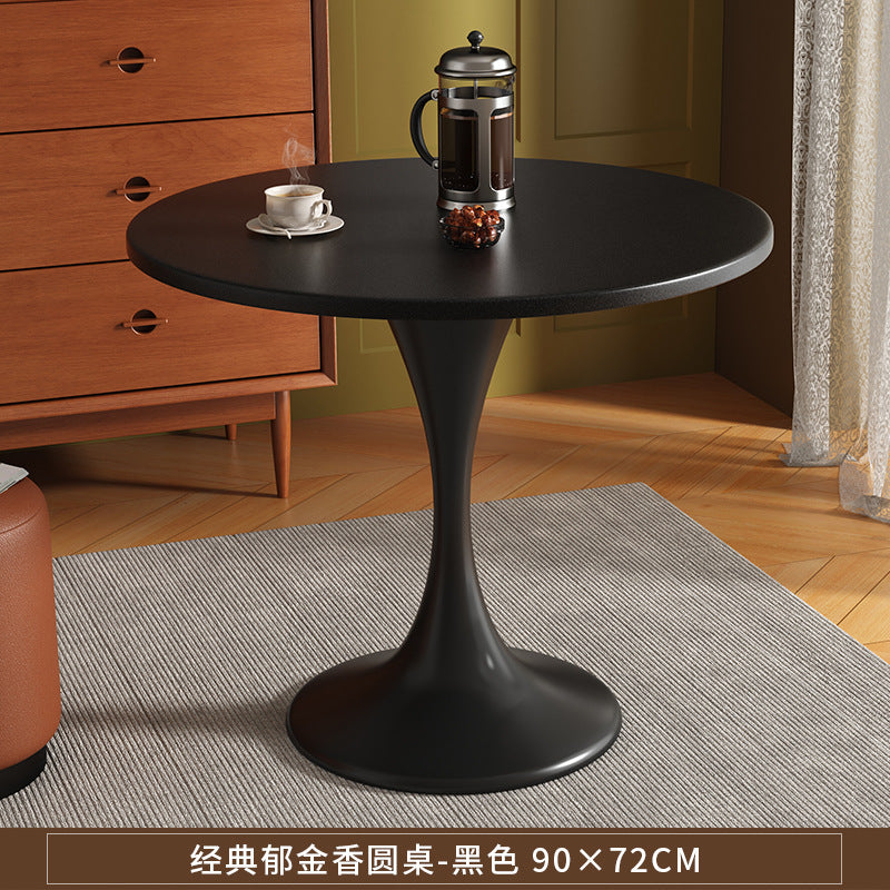 Coffee table, living room, for home, small apartment, side table, coffee table, negotiation table, round dining table, tulip balcony, small round table