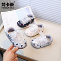 Vancahao kids flower white shoes soft bottom toddler shoes autumnew arrival german training sneakers women's sports shoes