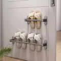 Bathroom slipper rack, punch-free bathroom storage rack, shoe storage handy gadget, toilet wall hanging rack, drain rack