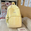 New sweetheart girl wavy plaid backpack - unique design, minimalist style, versatile and perfect for female college students