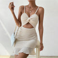 european and american new arrival  sexy camisole bandeau dress - sexy socialite style, slim-fit mini dress