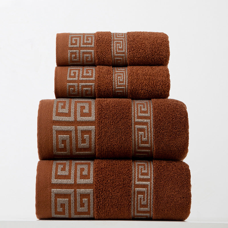 Pure cotton towel bath towel for home towel large soft absorbent adult cotton face towel for women and men bath