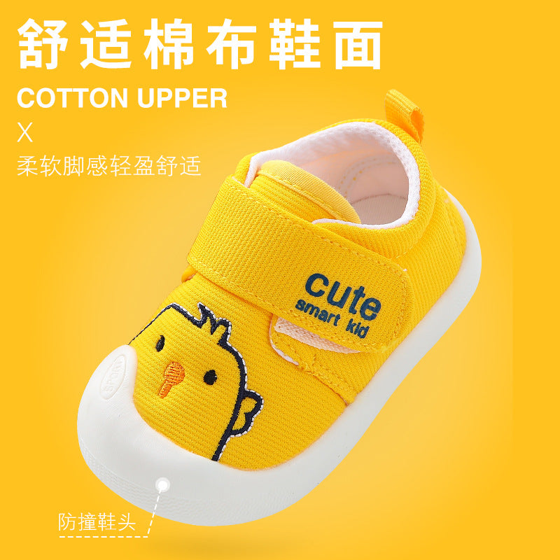 autumn collection: new fall toddler shoes for baby girls (0-1-3 years) - fabric spring/autumn first walker shoes for baby boys