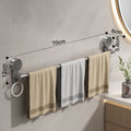 Suction cup towel rack bathroom punch-free wall-mounted storage rack bathroom towel single pole bathroom storage rack
