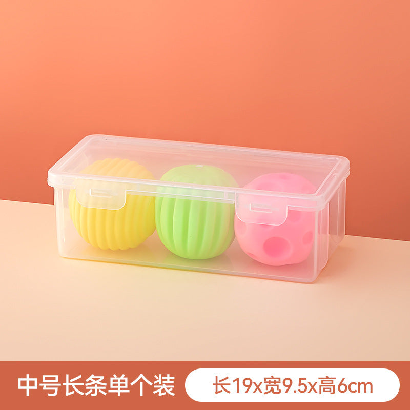 Dust-proof bottle storage box, molar stick, pacifier, baby teething glue storage box, Bite Bite Le fruit complementary food storage box