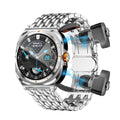 Flagship qinglong silver steel - headphones & watch dual call