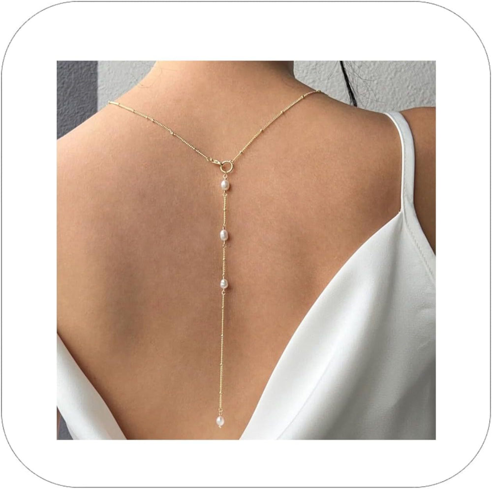 e-commerce exquisite women's pearl necklace - elegant, unique chain pendant jewelry - perfect for holidays and travel gifts
