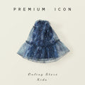 Girls' summer dress  new sequin tank dress baby girl chic mesh dress elegant trendy kids' dress