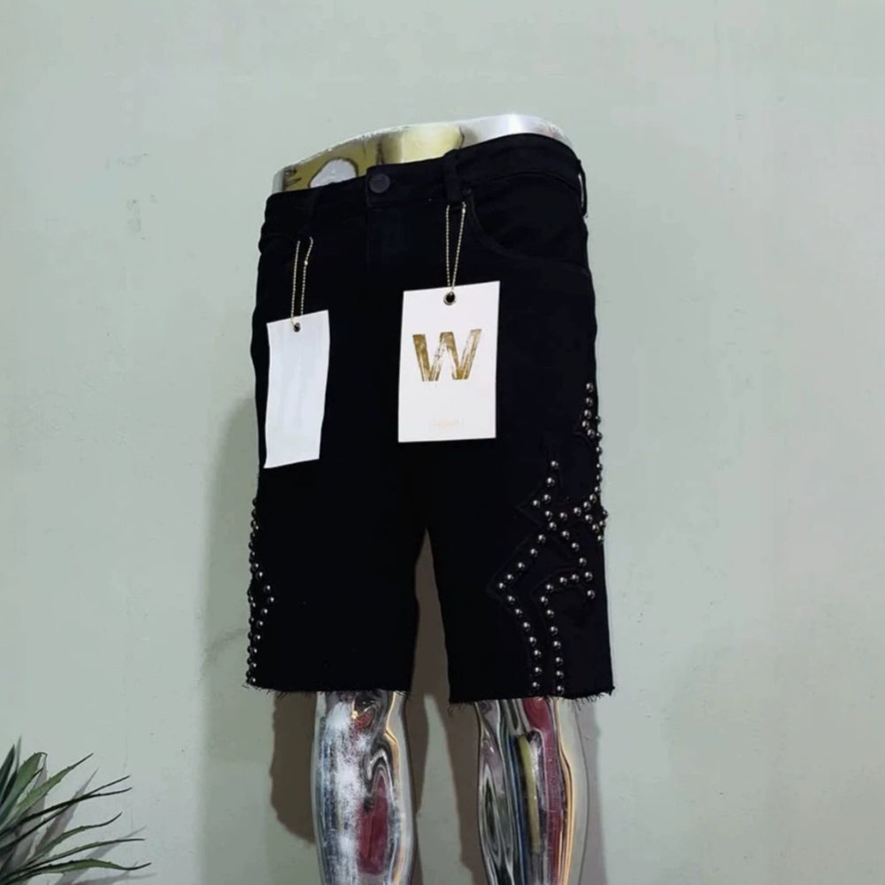 Men's denim shorts wholesalejeans new half length pantsin stockavailable men denim shorts
