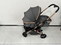 Baby stroller with carrycot, multifunctional, reclining, lightweight, foldable, two-way, high-view, newborn infant carriage