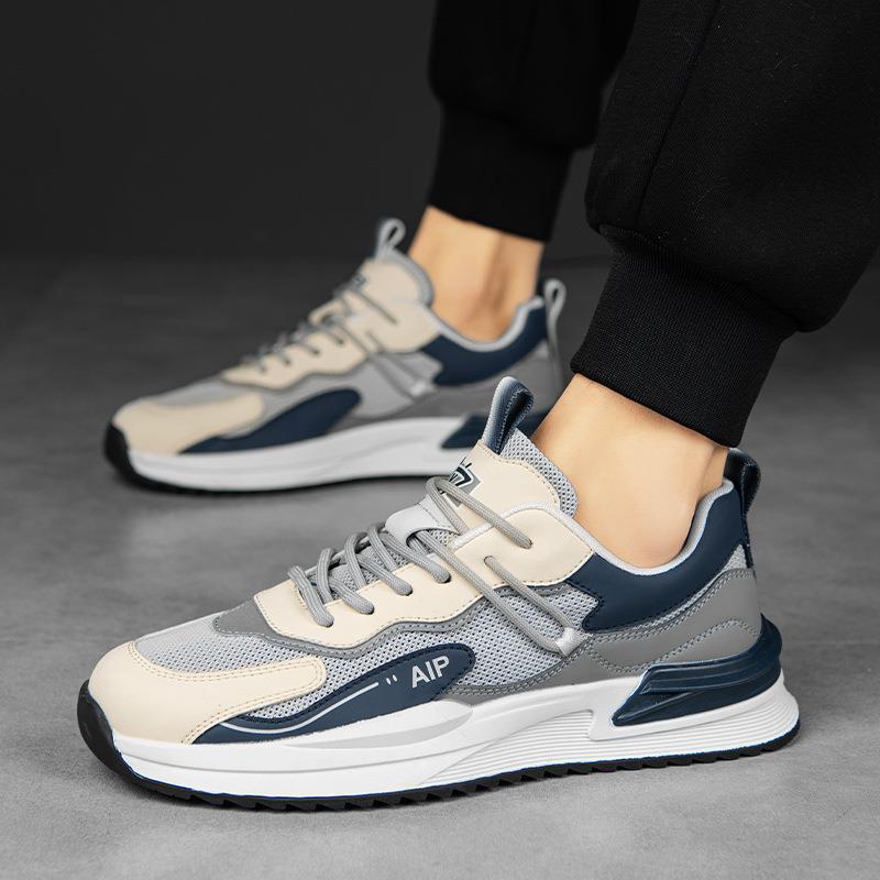 Dad shoes spring men's shoes breathable thin 2025new arrival men's casual shoes men's mesh sneakers summer style