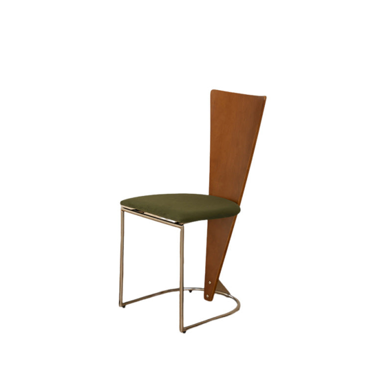 French retro house chair nordic minimalist designer negotiation chair home backrest chair armrest retro dining chair