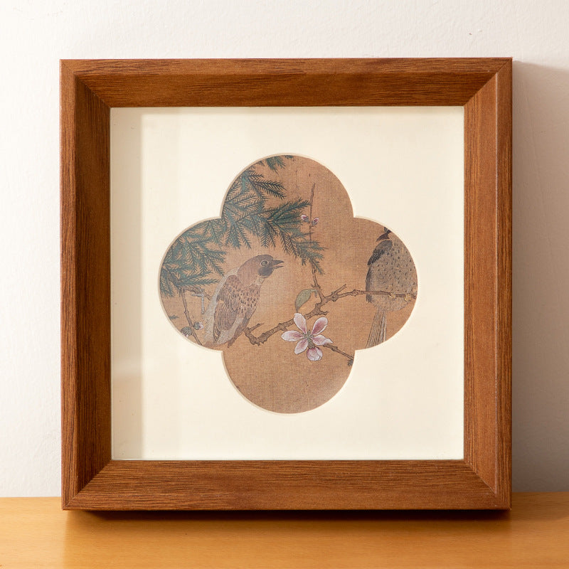 Photo frame table handmade DIY imitation decoration national style gift cardboard mounted 8 inch picture frame wall hanging salon holiday picture frame