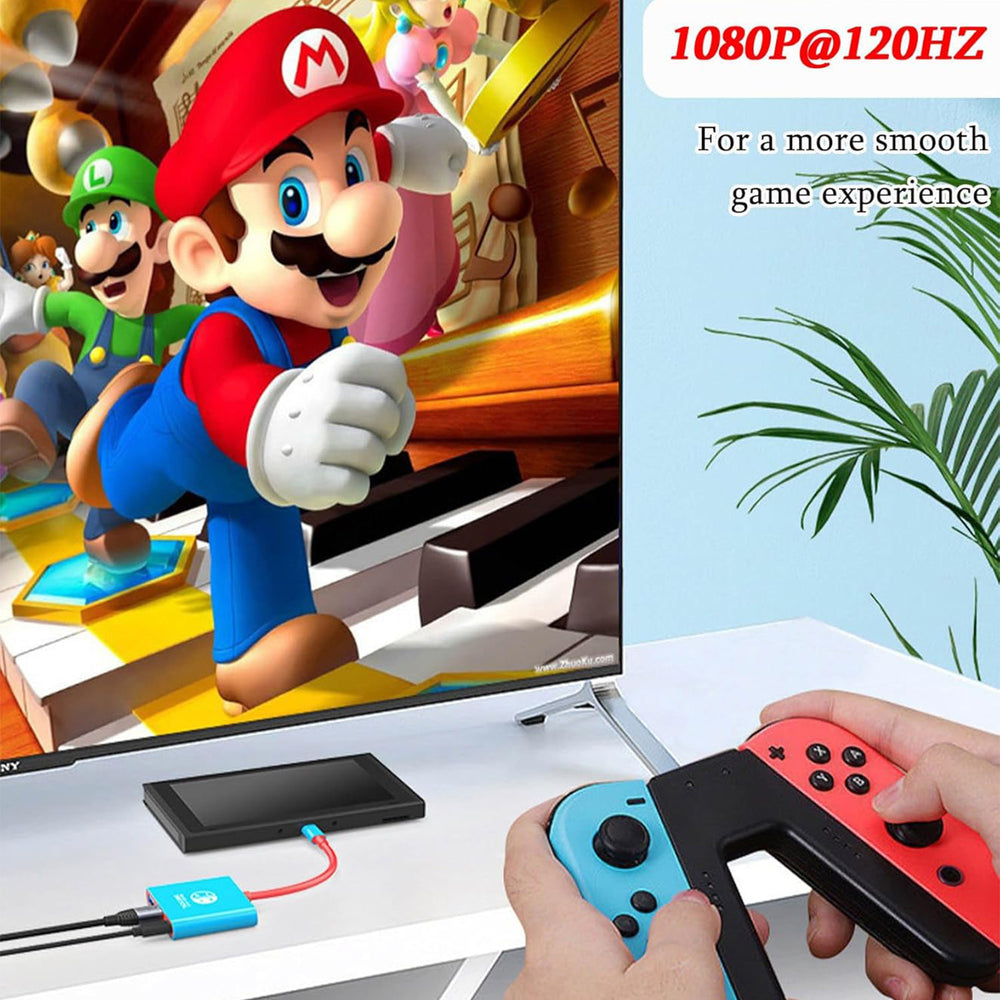 Nintendo switch type-c tv projection expansion dock - portable gaming console docking station