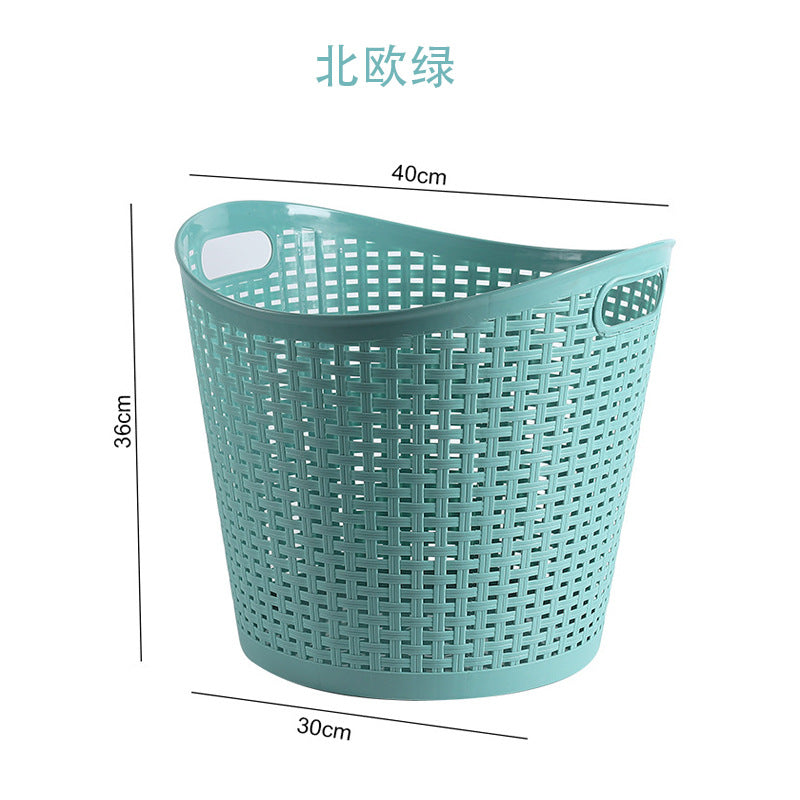 Simple dirty clothes storage basket Household stackable dirty clothes basket Laundry basket Japanese plastic dirty clothes basket storage basket
